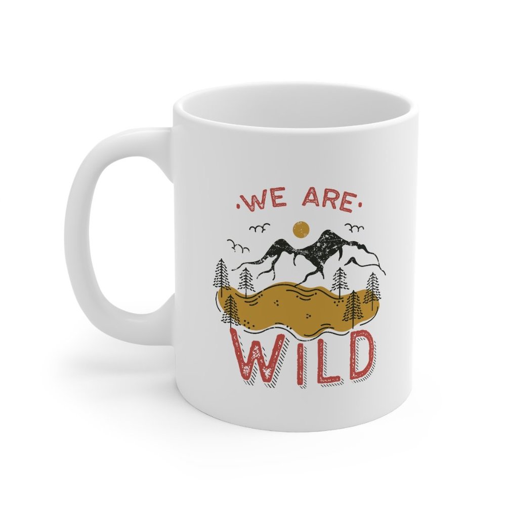 We are Wild Boho Mountains Mug, Nature, Camping - Picture 2 of 4